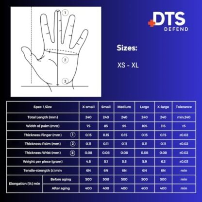 DTS Nitrile Disposable Gloves - Image 6