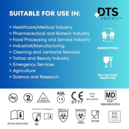 DTS Nitrile Disposable Gloves - Image 2