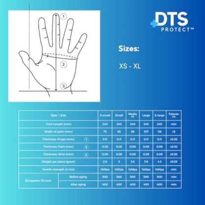 DTS Nitrile Disposable Gloves - Image 3